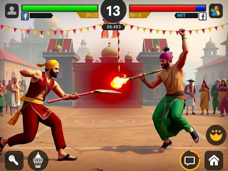 Bihar Battle Rackets Diwali festival event screen